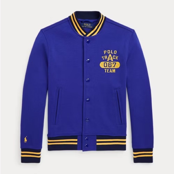 Polo Ralph Lauren Other - Polo Ralph Lauren Logo Double-Knit Baseball Jacket